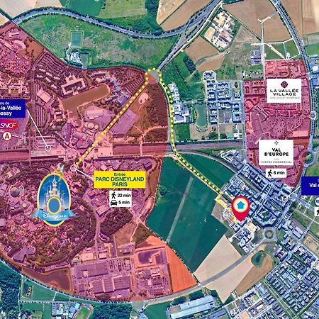 Disneyland-Paris 4 Pers, Parking, Wifi, 쉐시 외부 사진